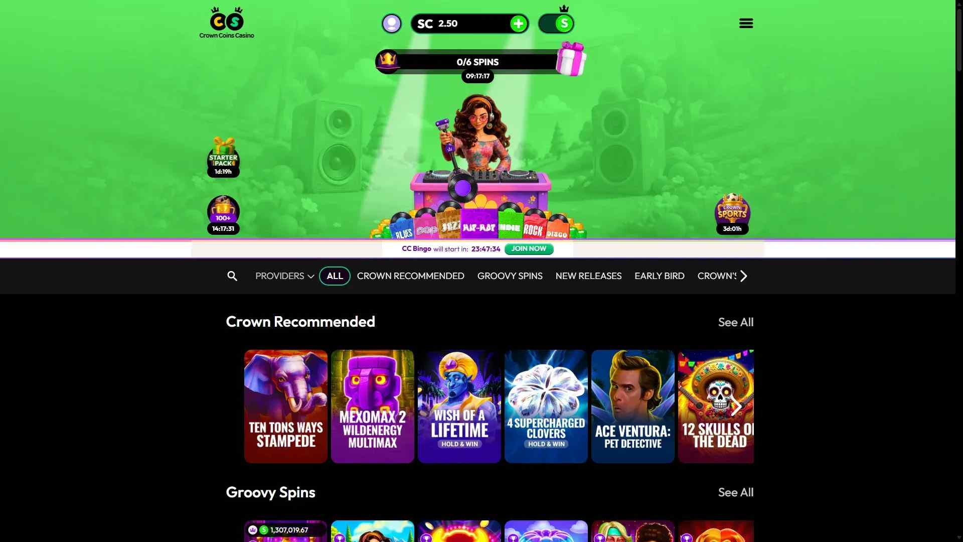 Crown Coins Lobby